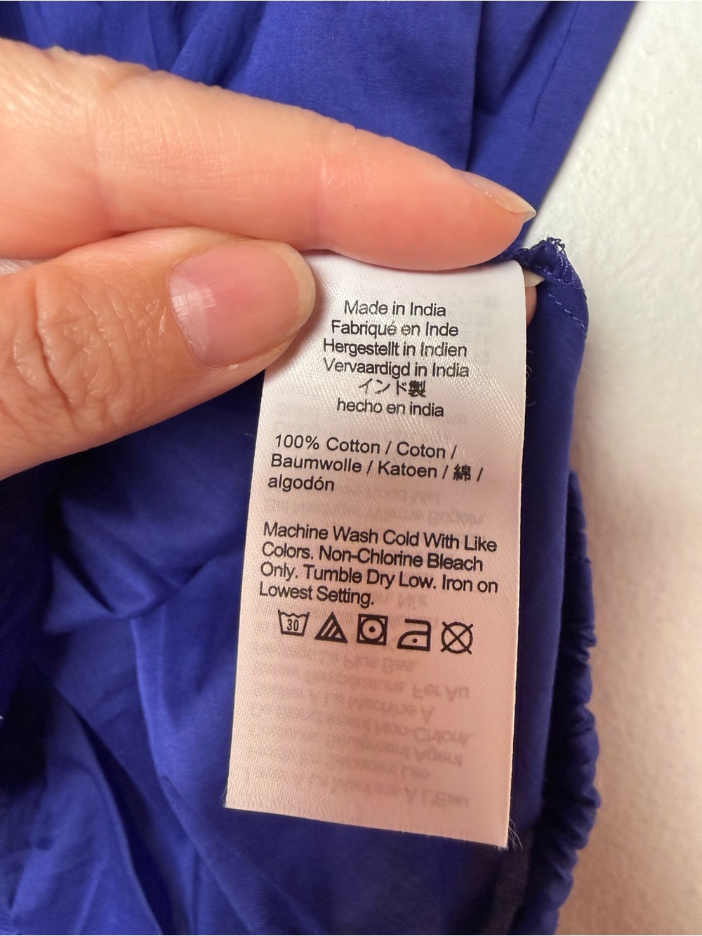 J. Crew Sleeveless Drawstring Tank in Cobalt Blue Size S NWT - Picture 6 of 8